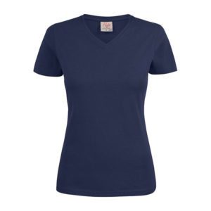 Heavy T-shirt tee v neck (vrouw)